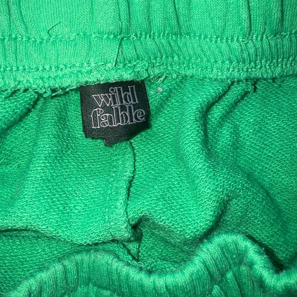Wild Fable Green Athletic Shorts Elastic Waistband Performance - Picture 3 of 5